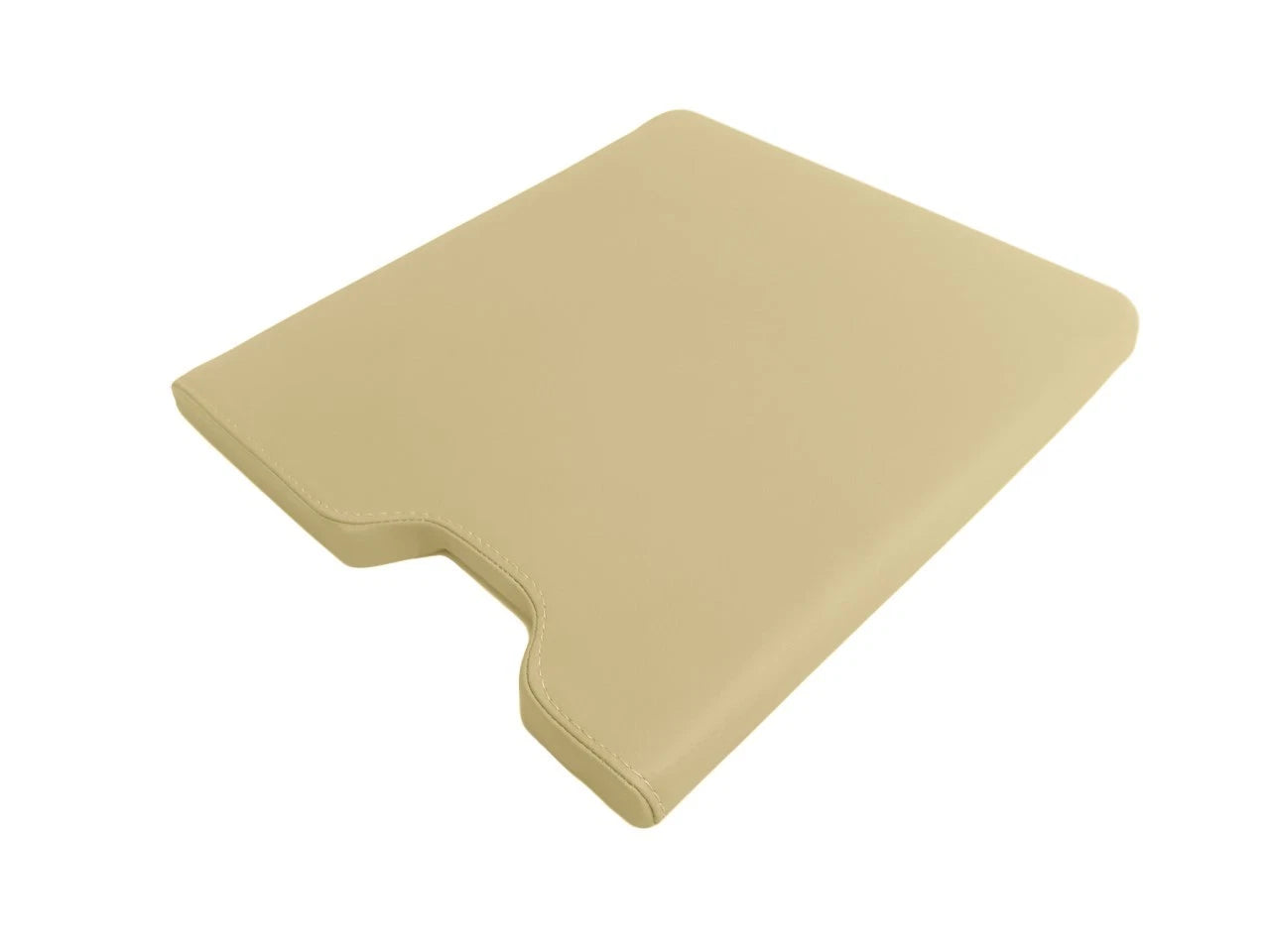 Leather Synthetic Console Armrest Cover for Ford F150 (2015–2019) Beige