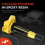 6X Yellow Ignition Coil Pack for Honda Accord Odyssey (2008–2012)