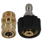 Brass Adapter M22 to 1/4" for Pressure Washer Gun (5000PSI)