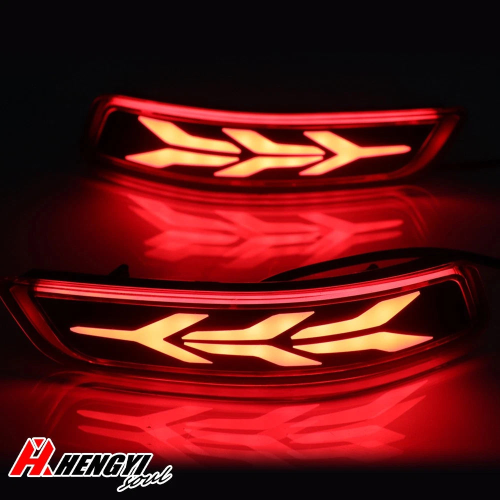 LED Rear Bumper Turn Signal Stop Brake Lights for Lexus GS350 GS450H (2013–2018)