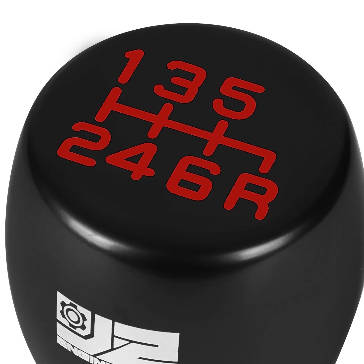 Shift Knob for Universal Fit (J2) - Black Flat Top Teardrop Shape