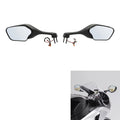Set of 2 Black Rear View Mirrors with LED Turn Signal for Honda CBR1000RR (2008–2016)