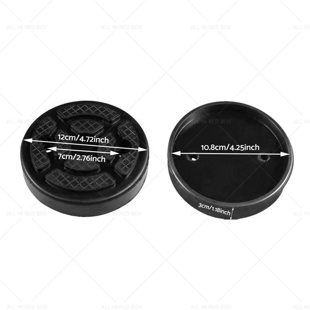 Set of 5 Round Rubber Arm Pads for Auto Car Truck Hoist