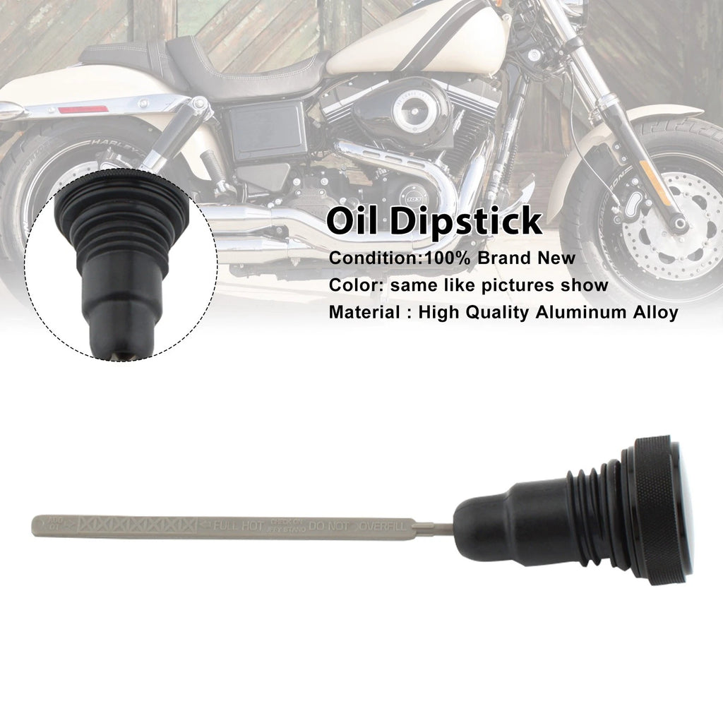 Oil Dipstick Tank Cap Plug for Harley FXD Dyna (2006–2017) 0710-0153