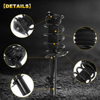 Set of 2 Complete Struts with Coil Springs for Nissan Rogue (2014–2020)