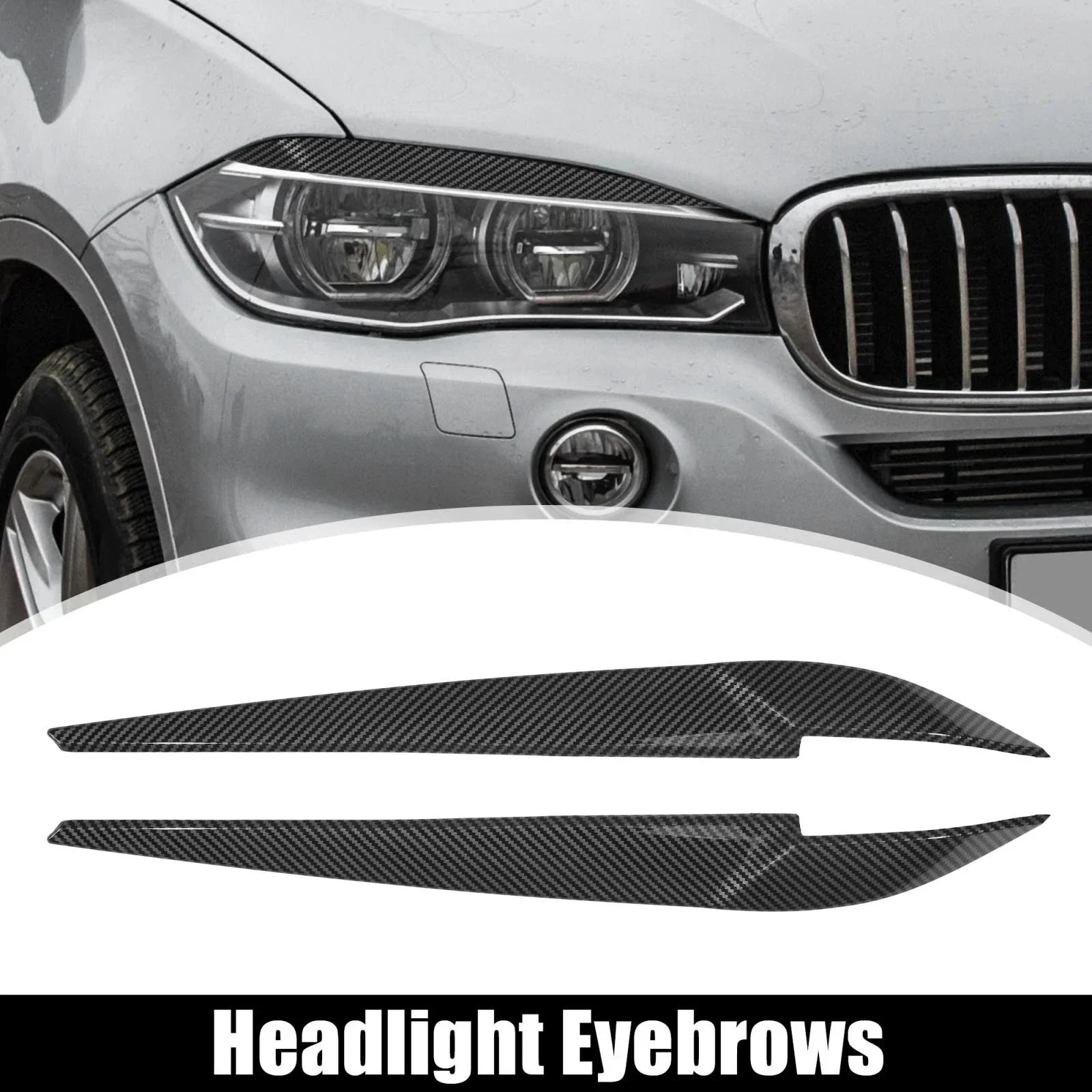 Headlight Eye Lid Cover Sticker 1x for BMW X5 X6 F15