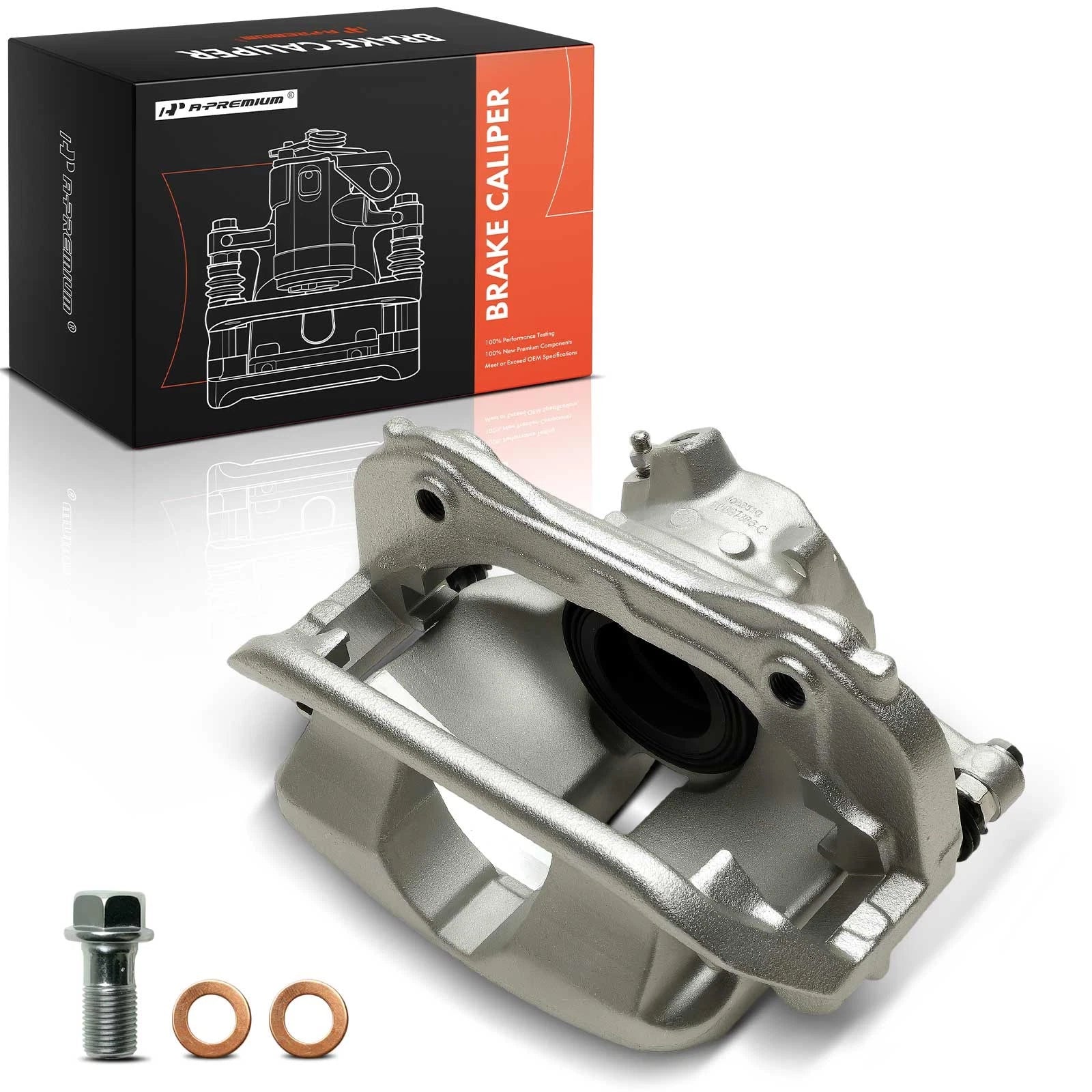 Front Passenger Brake Caliper with Bracket for Mercedes-Benz C300 (2015–2019)