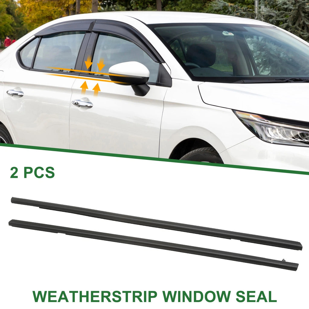 2pcs Weatherstrip Window Seal for Honda City (2016–2023) No. 72950T9AT01