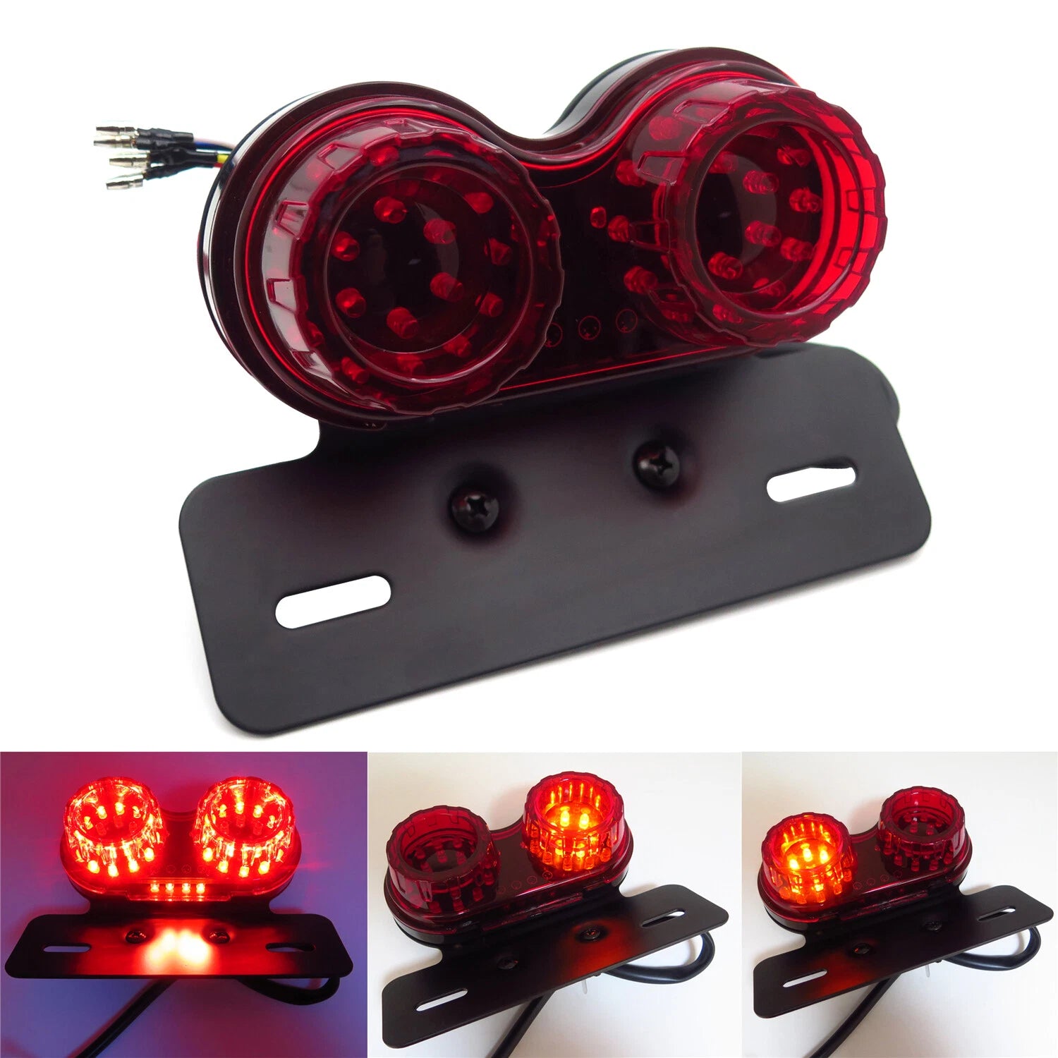 40W 40-LED Motorcycle Tail Light for