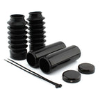 Black Full Fork Cover Kit for Harley Davidson Sportster X48 Forty-Eight (16-23)