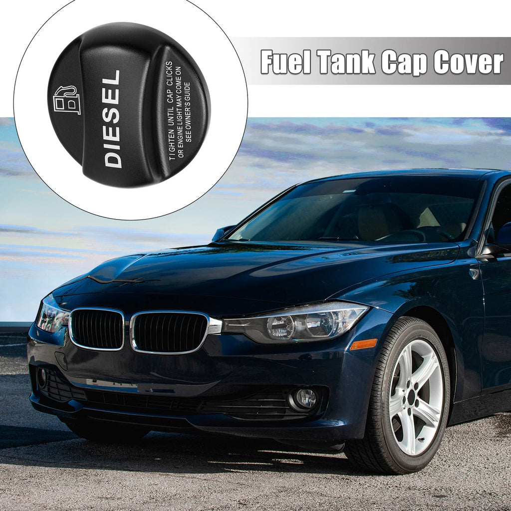 Diesel Fuel Tank Cap Cover for BMW 1 2 3 4 5 7 Series (F10 F15 F16 F25) Black