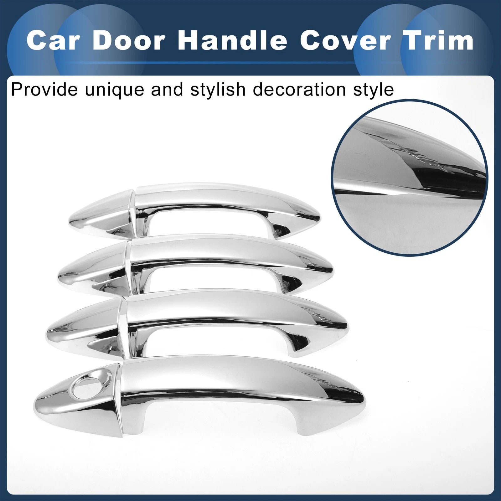 Car Door Handle Cover Trim for Ford Fiesta (2009–2016)