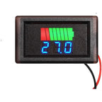 Waterproof LED Battery Voltage Meter for Electric Motorcycle and Bike (2010–2023)