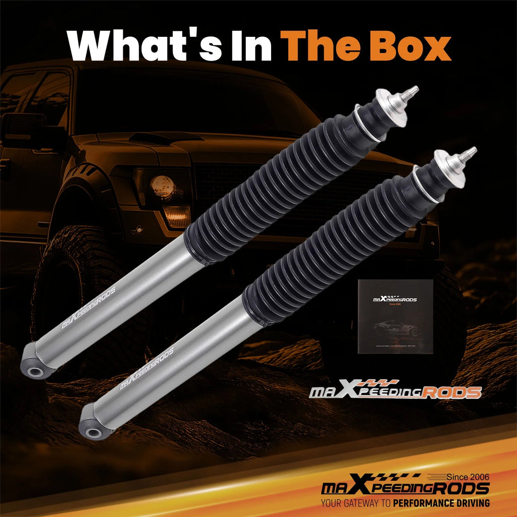 Performance Shock Absorbers for Ford F150 (1997–2003) 2-4" Drop Kit Gas Charged