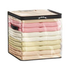 Clear PVC Storage Bag with Dual-Zipper System for Tidy Living Space