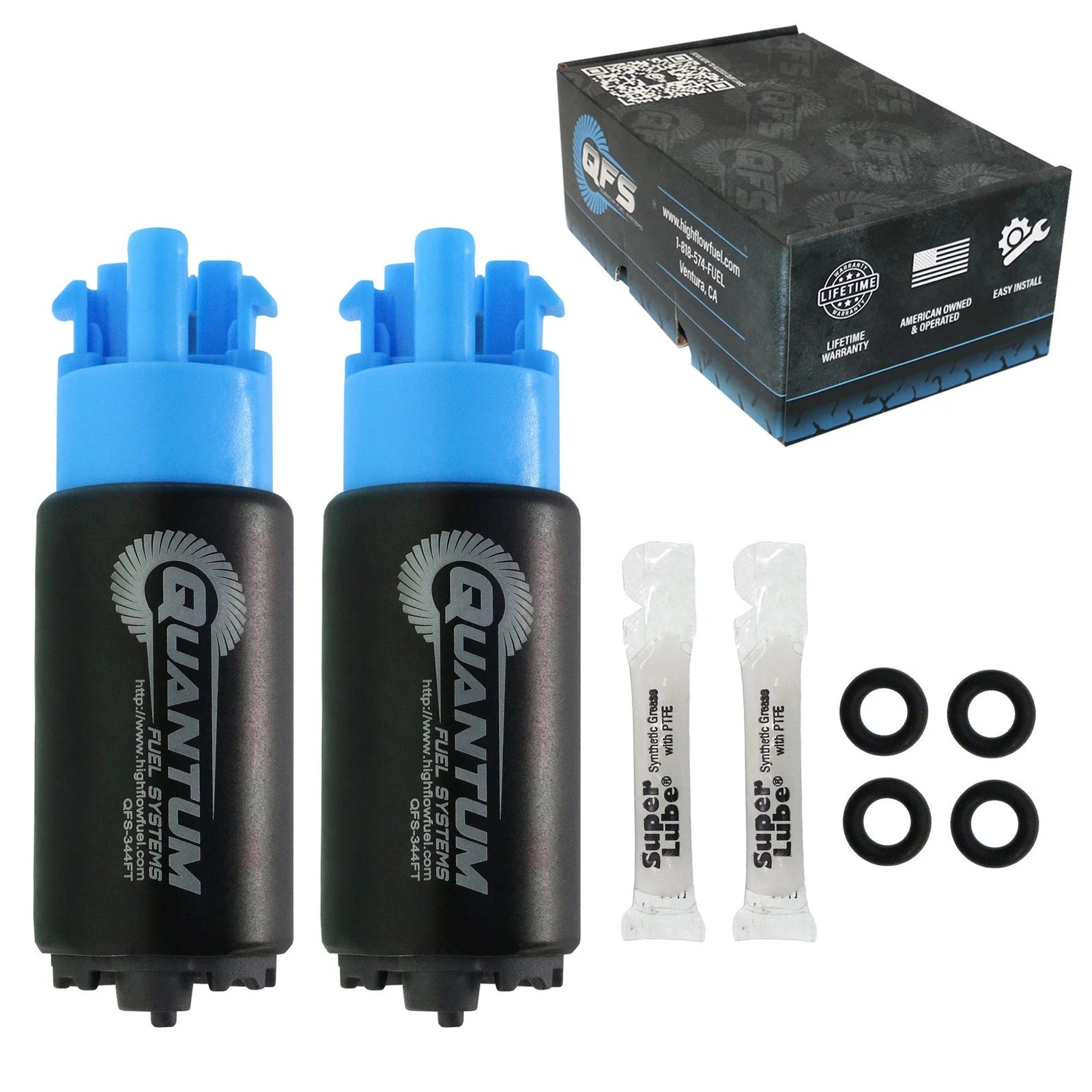 QFS Dual Twin Fuel Pumps for Nissan GTR R35 (2007–2023) Replaces DW300c