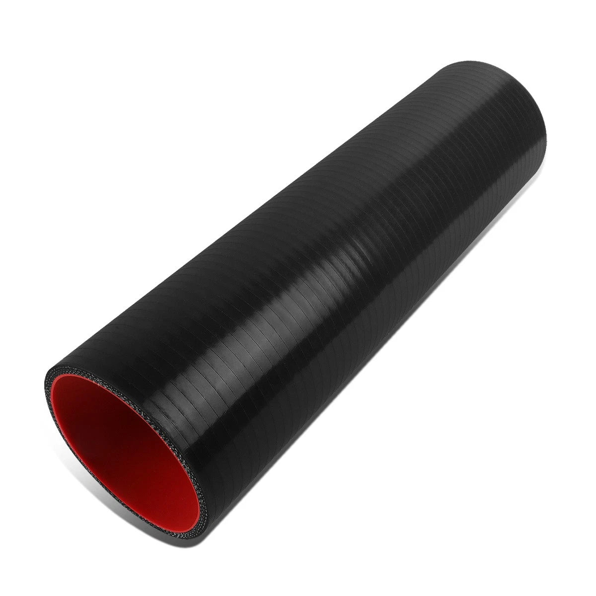 3X 12" 3-Ply Turbo Intercooler Piping Silicone Coupler Hose Black/Red