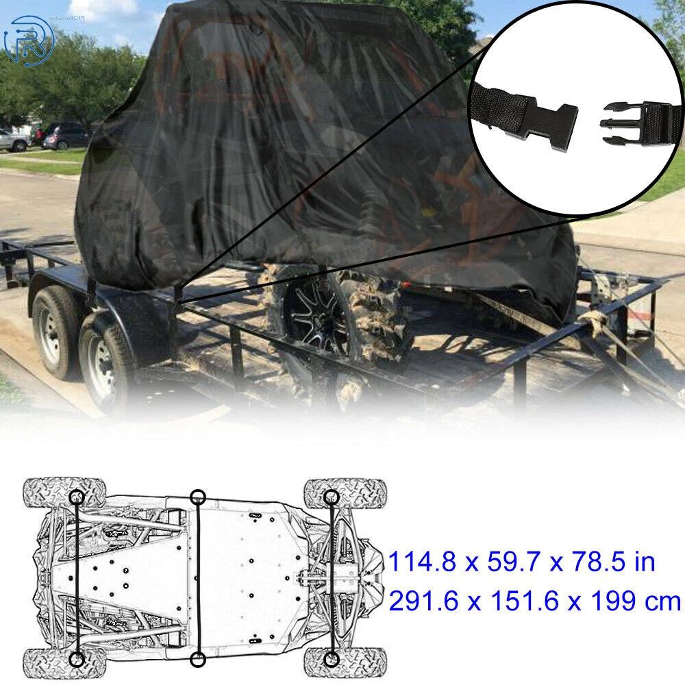 210D Waterproof Storage Cover for Honda Pioneer 700-4 (2014-2020)