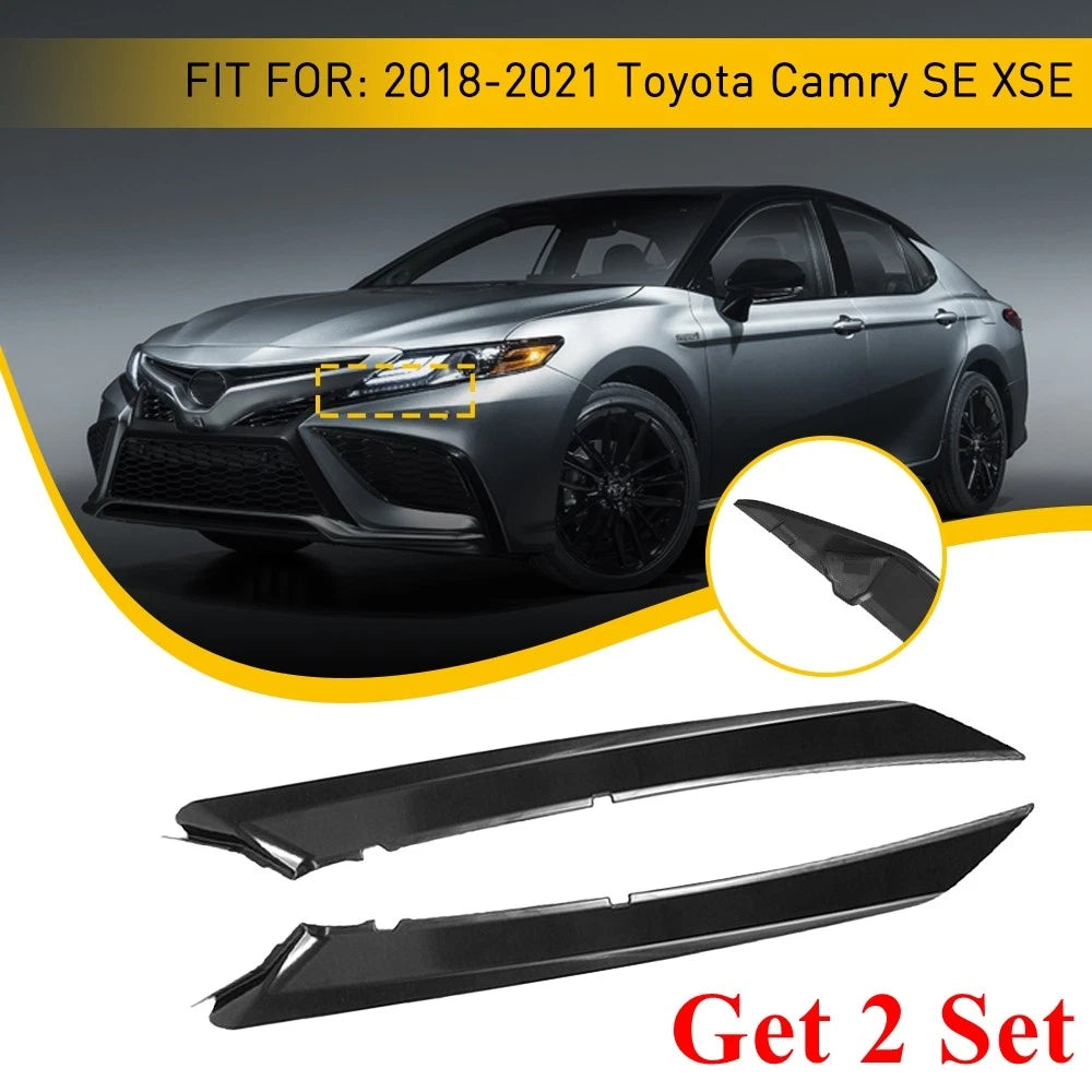 Set of 2 Upper Molding Trim for Toyota Camry SE XSE (2018–2021)