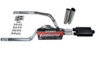 2.5" Dual Exhaust Kit for Dodge Dakota (1997–2005) - Flowmaster Super 44, Clamp Tips