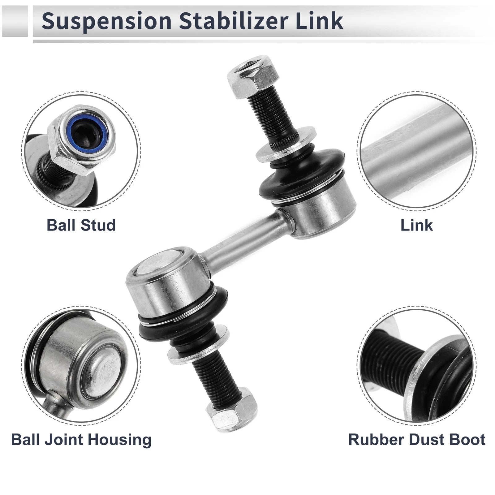 Front Stabilizer Bar Links No Bushing for Subaru B9 Tribeca (2006–2007) No.K750084