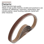 10pcs Sanding Belts for M10 Sander (Wood Polishing, Grinding Tool)