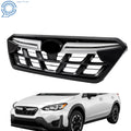 Front Bumper Grille for Subaru Crosstrek (2021–2023) Black Chrome Trim