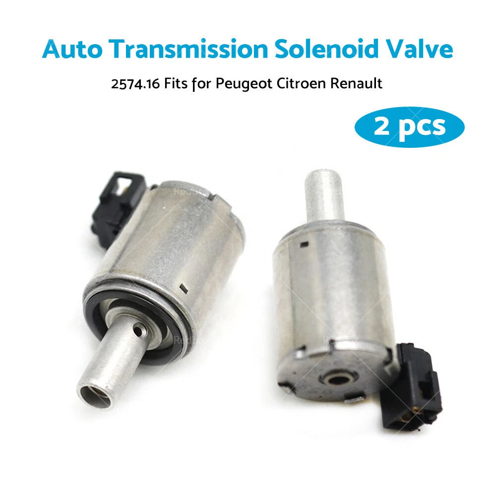 2X Auto Transmission Solenoid Valve for Peugeot Citroen Renault (257416)
