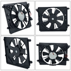 Set of 2 Cooling Fan Assemblies for Honda Element (2007–2011)
