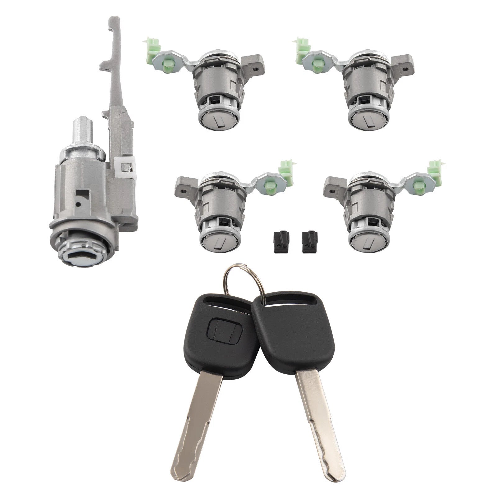 Ignition Switch 4 Door Locks Cylinders with Keys for Honda (2003–2011) 72145-S73-003