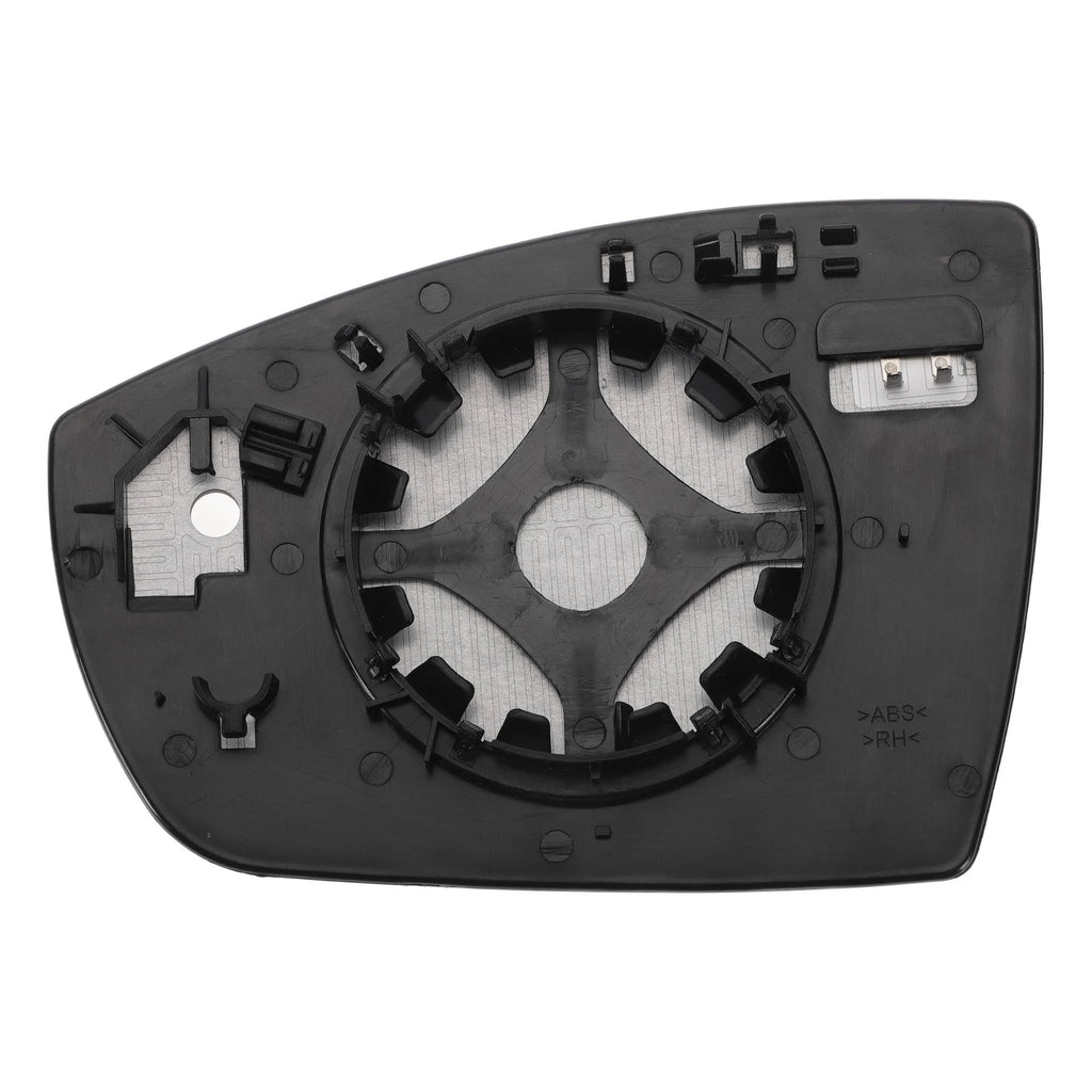 Right Side White Heated Mirror Glass for Ford Grand C-Max (2010–2019)
