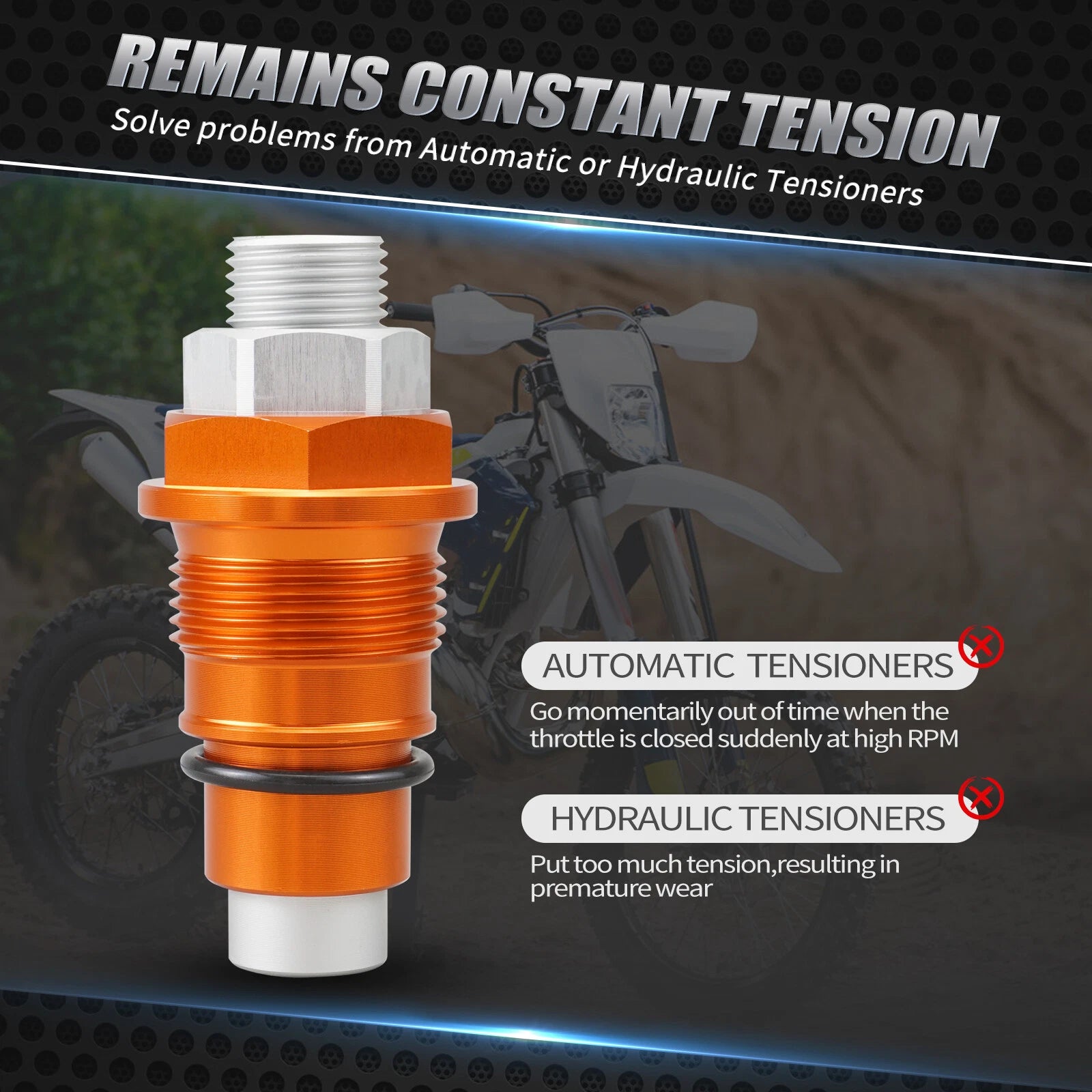Timing Cam Chain Tensioner Adjuster for KTM 250 350 SXF XCF EXC-F (2011–2022)