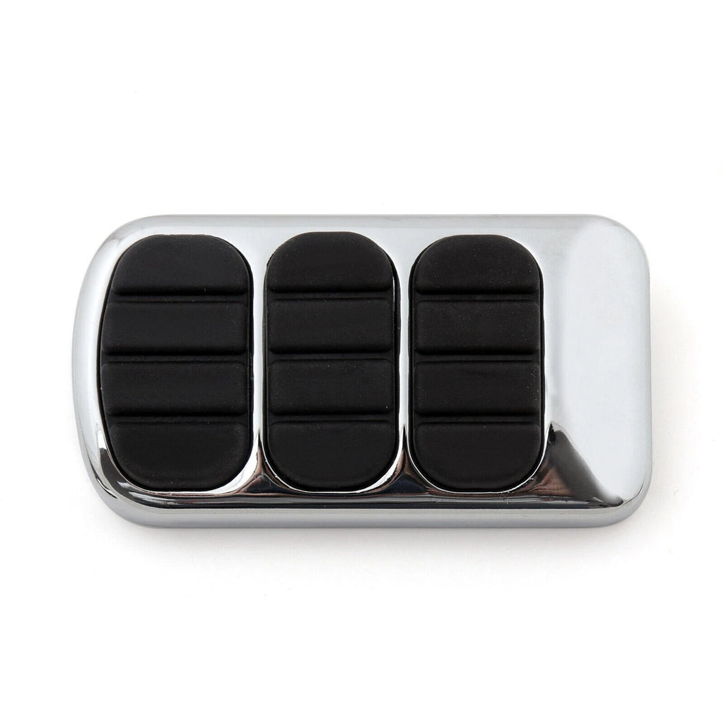 Brake Pedal Pad for Harley Electra Glide, Street Glide, Road King (1980–2015) Chrome