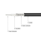 Coaxial Extension Cable for TS9 Male to Female Connection