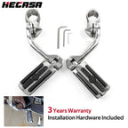 1.25" Motorcycle Highway Foot Pegs for Harley Road Glide, Honda GoldWing GL 1500