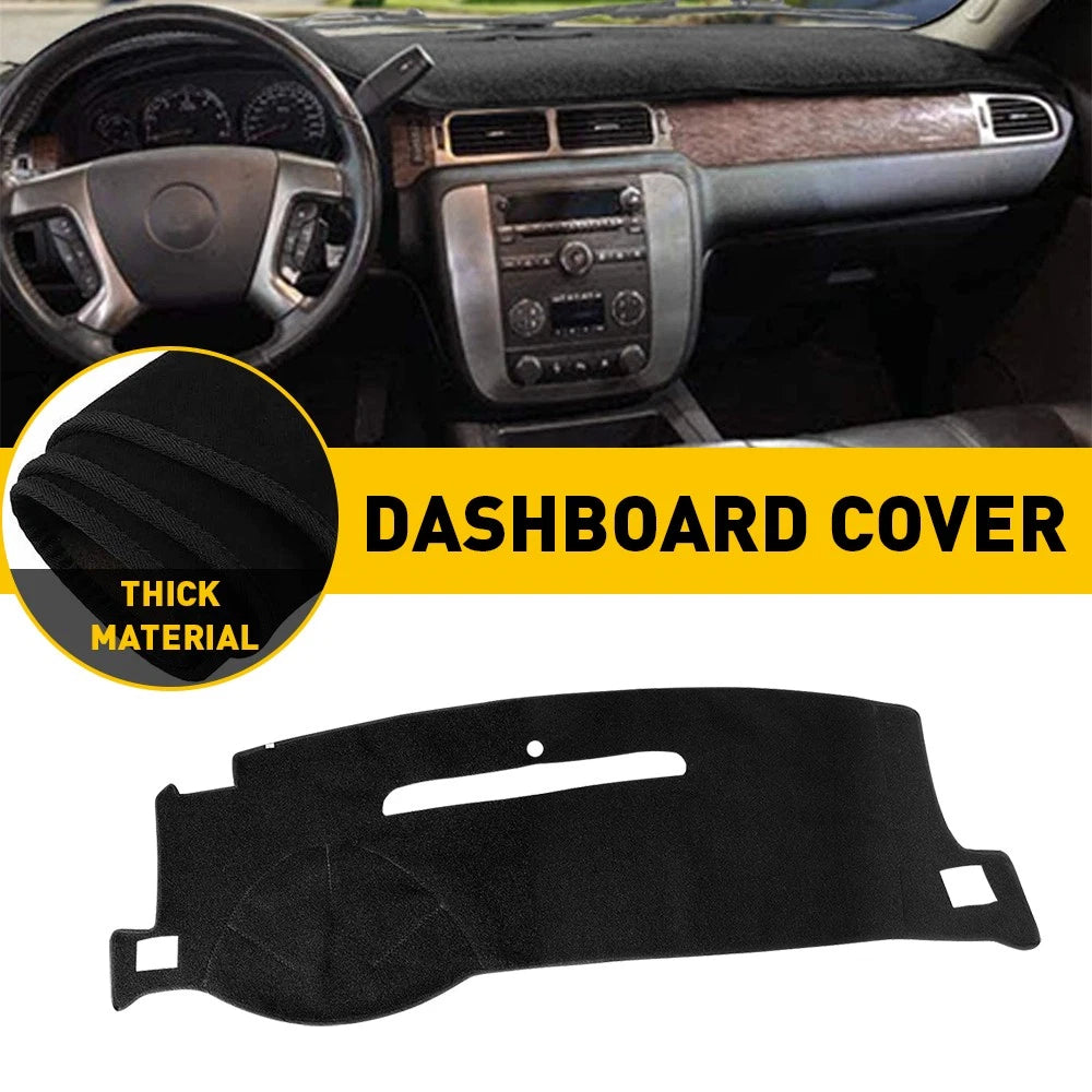 Dashboard Pad Dash Cover Mat for Chevy Silverado 2007–2013, GMC Yukon 2007–2014