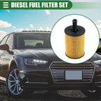 Set of 2 Engine Oil Filters for Audi A3 (No. 045115466/071115562C)
