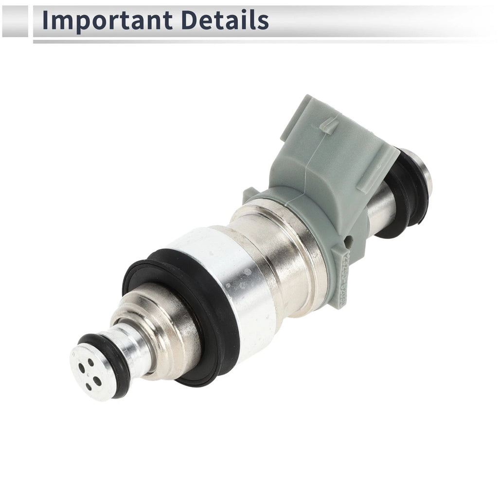 Fuel Injector No. 23209-62030 for Toyota 4Runner (1996–1998) 1 Pc Silver Tone