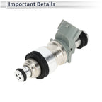 Fuel Injector No. 23209-62030 for Toyota 4Runner (1996–1998) 1 Pc Silver Tone
