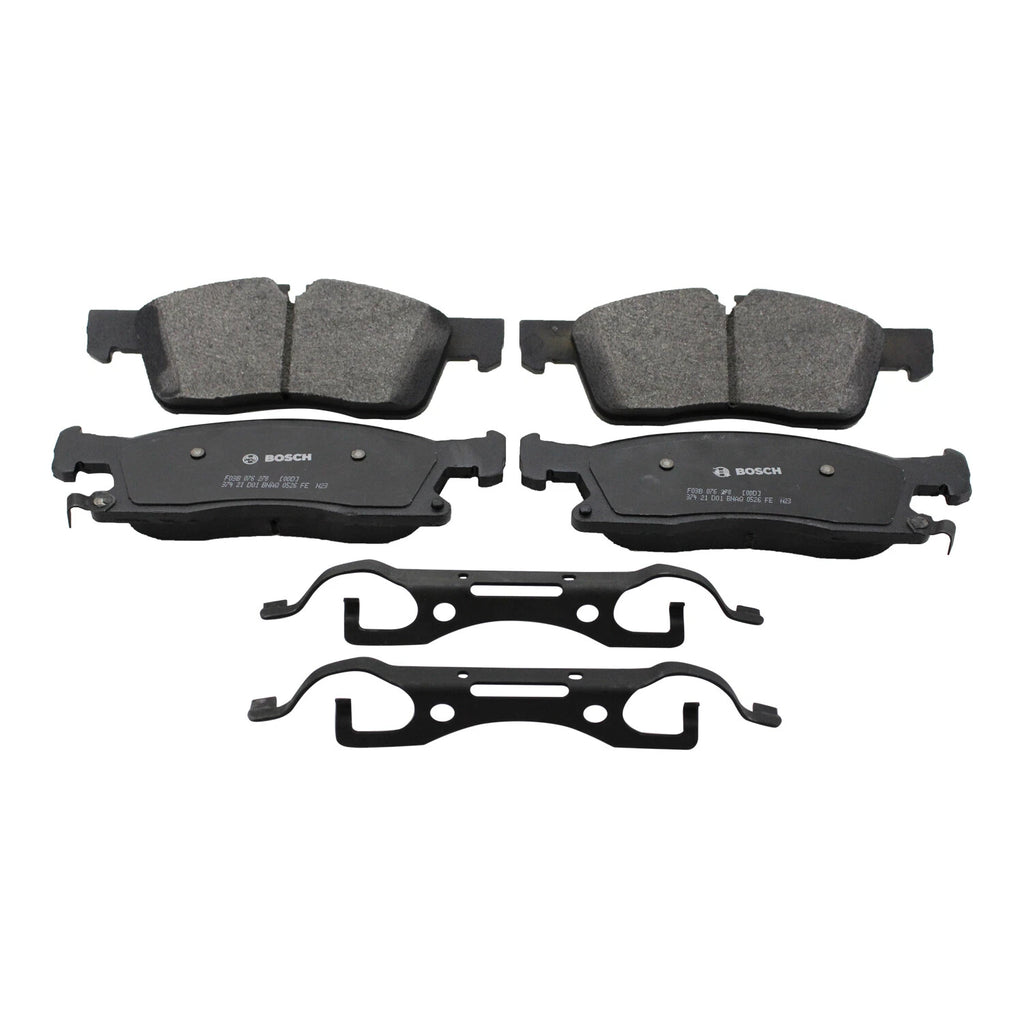 Set of 4 Bosch QuietCast Front Semi-Metallic Brake Pads for Dodge Jeep
