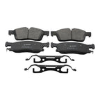 Set of 4 Bosch QuietCast Front Semi-Metallic Brake Pads for Dodge Jeep
