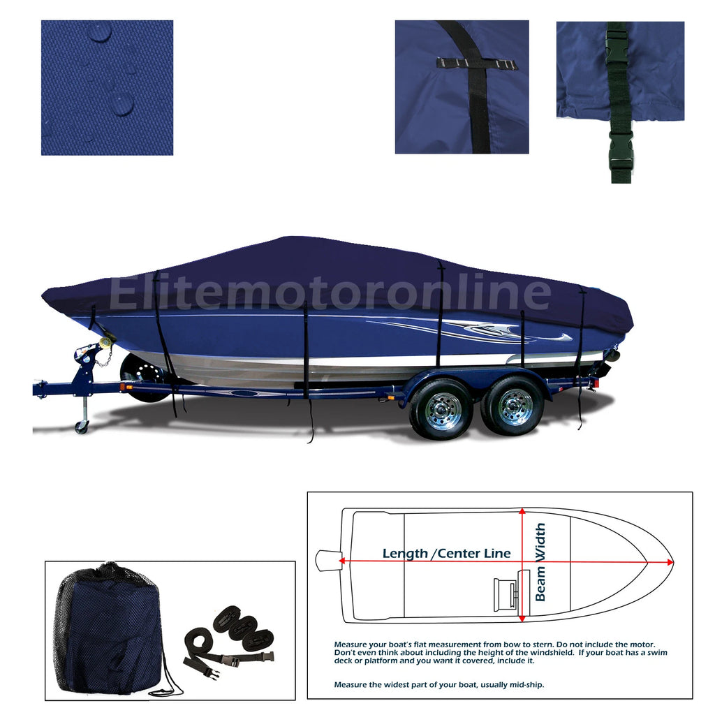 Boat Cover for Donzi 21 LXC (2000–2005) - Waterproof, Trailerable, UV Protection