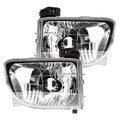 Set of 2 Headlights for Toyota Tacoma (2001–2004) Halogen Chrome Housing