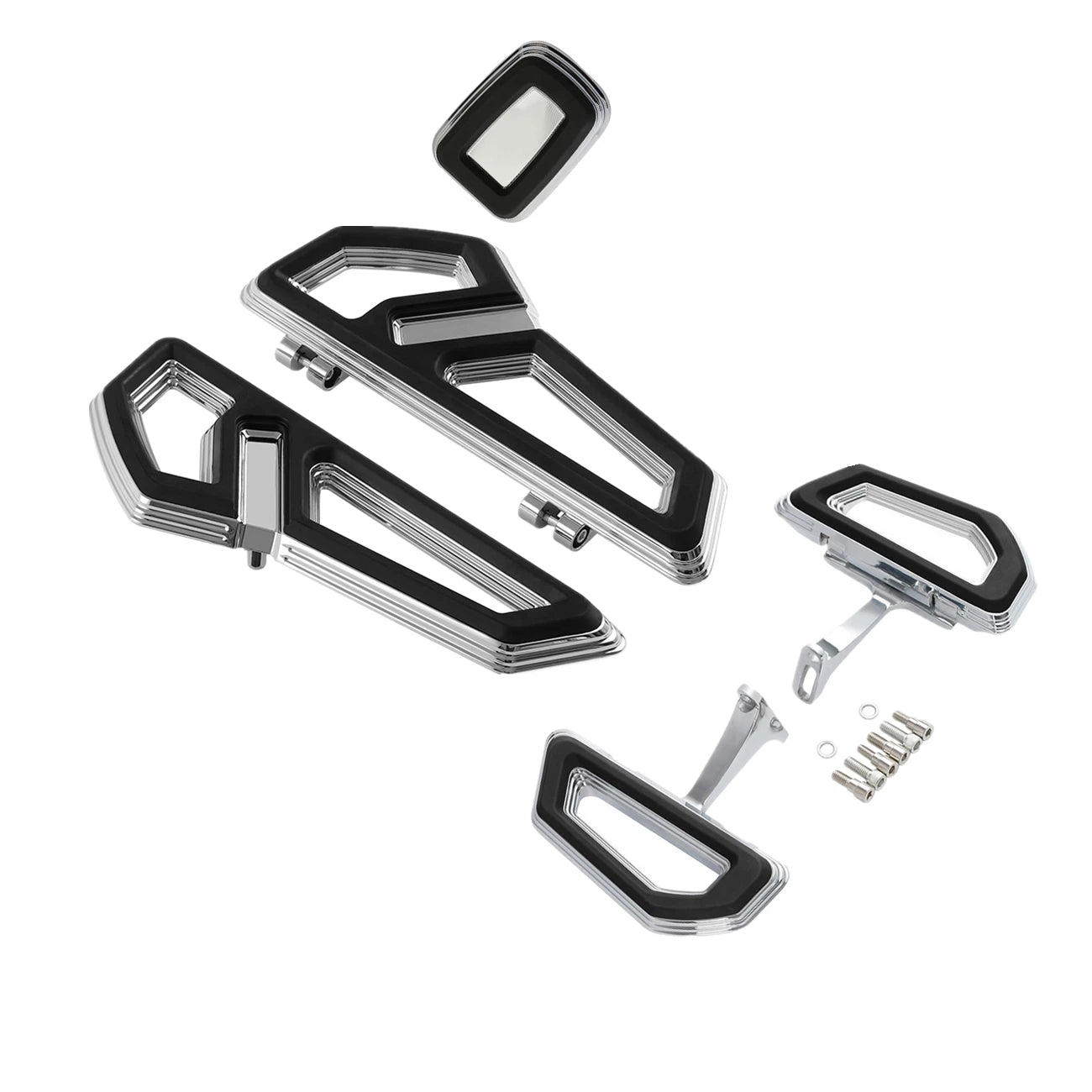Floorboard & Brake Pedal Pad Set for Harley Touring (2000–2023)