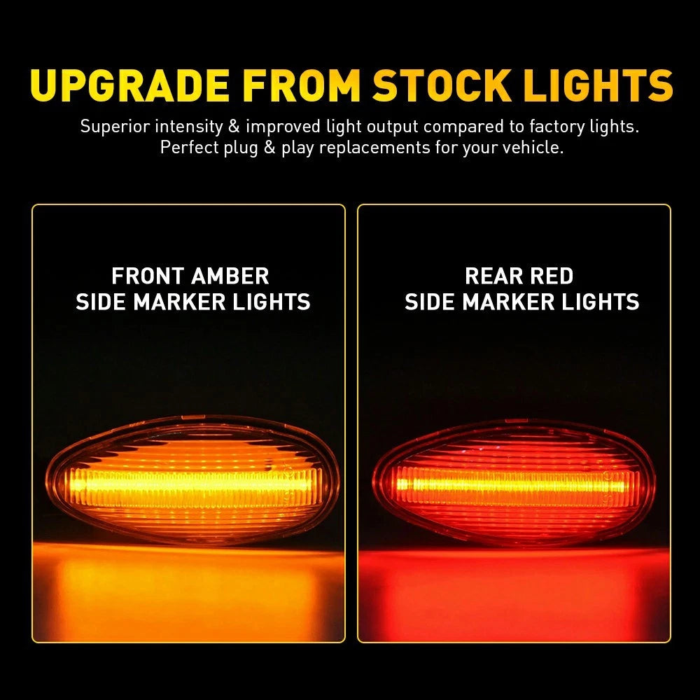 LED Side Marker Light for Chevrolet Silverado 2500HD 3500HD (2001–2014)