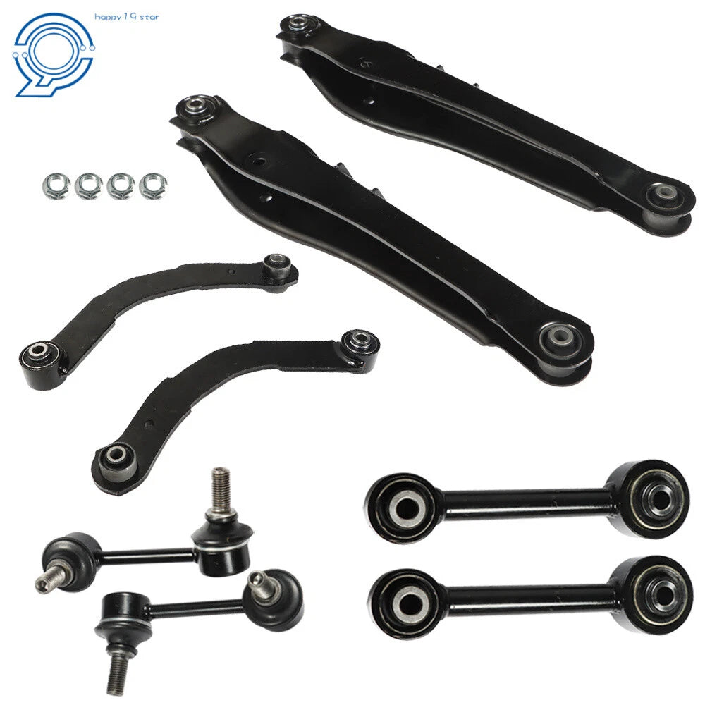 Set of 8 Control Arms and Sway Bar Links for Jeep Compass (2007–2009)