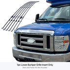 Lower Stainless Chrome Billet Grille for Ford Econoline/E-Series (2008-2014)