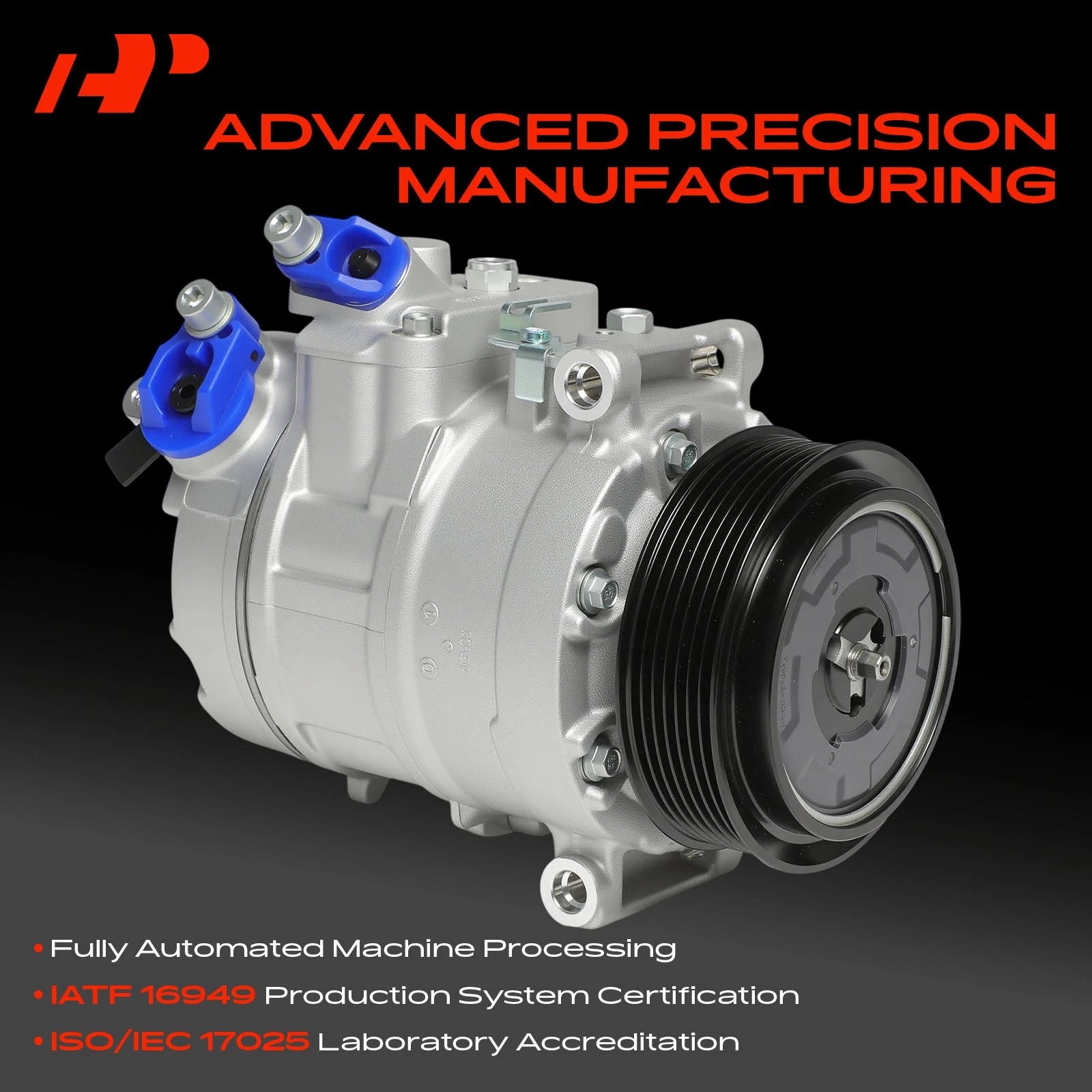 A/C Compressor with Clutch for BMW 335i 335is X3 X1 E92 E93 F30 (2007–2013)