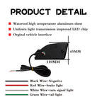 2X LED Rear Bumper Reflectors for Mazda 3 Axela (2014–2020)