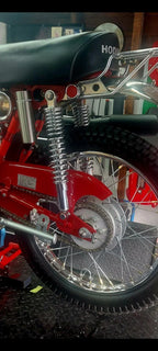 350mm Chrome Shock Absorbers for Honda XL125K